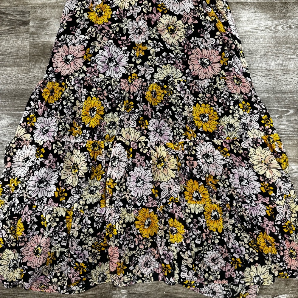 BB Dakota Steve Madden Floral Maxi Dress Size Large - Picture 3 of 9